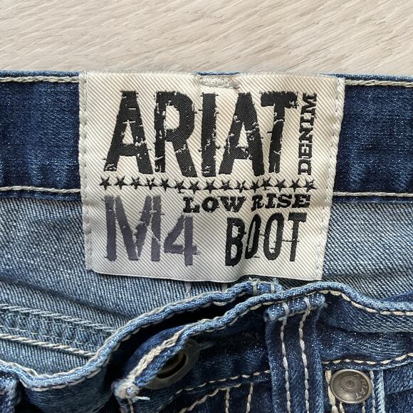 Ariat M4 Low Rise Bootcut Jeans Dark Wash Denali 29 x 34 - Picture 4 of 15